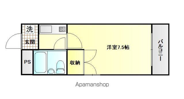 メゾン澤原(1K/2階)の間取り写真