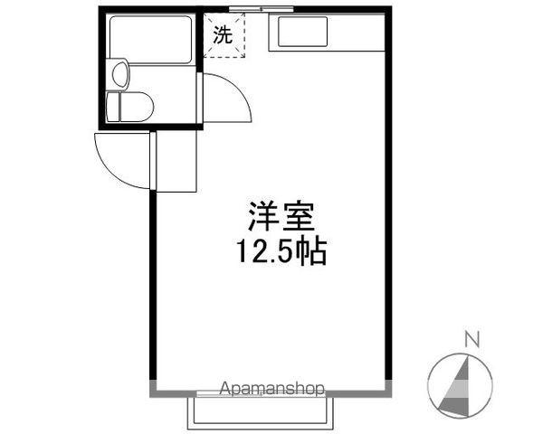 コーポ・太平(ワンルーム/1階)の間取り写真