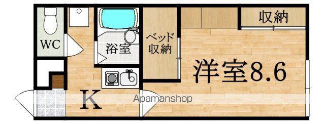 レオパレスSTELLA(1K/1階)の間取り写真