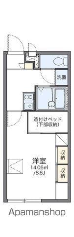 レオパレス新橋(1K/1階)の間取り写真