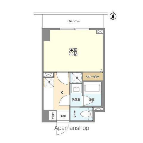 L・BASE押上サウス(1K/5階)の間取り写真