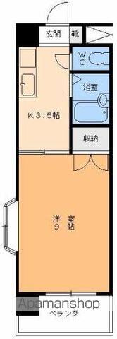 サニーハイツみゆき(1K/1階)の間取り写真