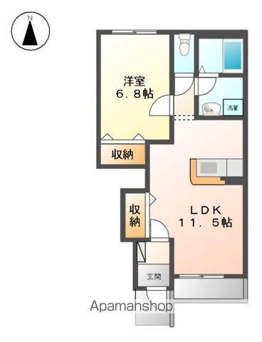 ロイヤルメゾン(1LDK/1階)の間取り写真