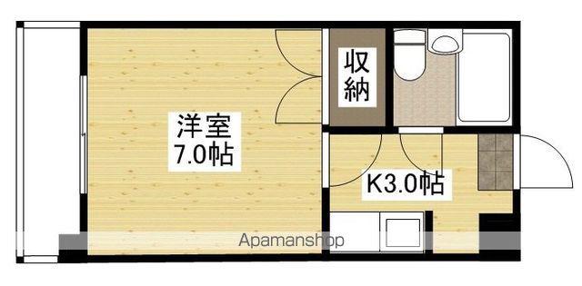 第2古田ビル(1K/3階)の間取り写真