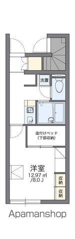 レオパレス蓮花寺(1K/1階)の間取り写真