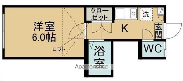 サンヒルズ桜ケ丘(1K/1階)の間取り写真