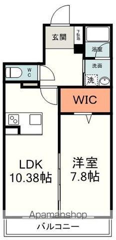 アヴェニール音羽町(1LDK/4階)の間取り写真