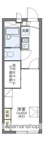 レオパレスステイブル(1K/2階)の間取り写真
