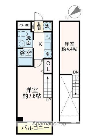 INDIA GOOSE(2K/3階)の間取り写真