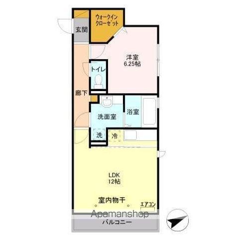 SEJOUR BOW(1LDK/3階)の間取り写真