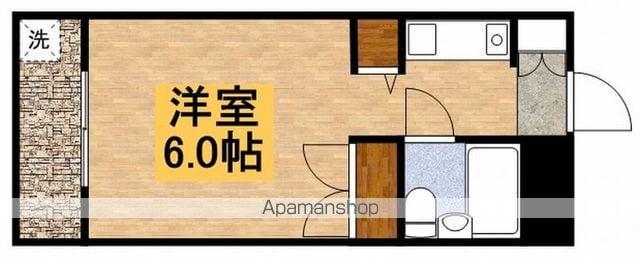 メゾン・ド・武蔵野(ワンルーム/4階)の間取り写真