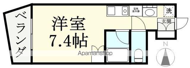 スプレモ.メゾンD(ワンルーム/5階)の間取り写真