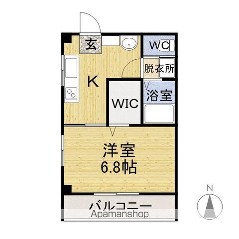 リシェンテ御幸(1K/2階)の間取り写真