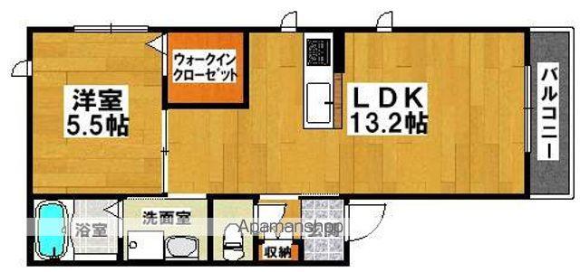 SHAMAISON PREMIAS(1LDK/3階)の間取り写真