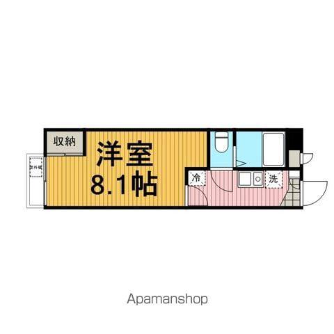 レオパレスエクセル元山 III 2階階 間取り