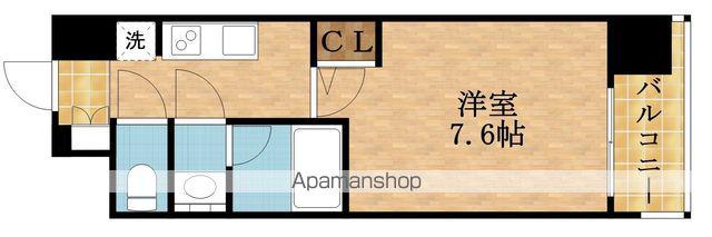 スプランディッド中之島DUE(1K/5階)の間取り写真