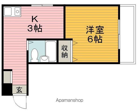エクセレンス清風荘(1K/3階)の間取り写真