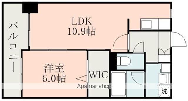 NICEマンションST九品寺(1LDK/9階)の間取り写真