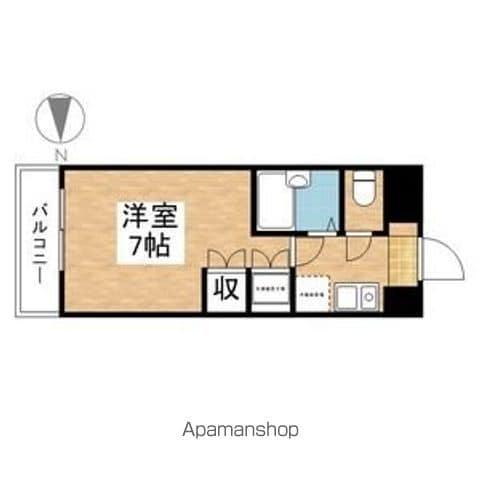 フェア・ステージ(1K/3階)の間取り写真