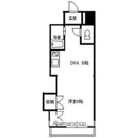 メゾン北1条(1DK/3階)の間取り写真