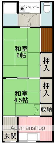 豊栄文化(2K/2階)の間取り写真