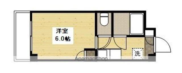 第5ガーデンビル(1K/2階)の間取り写真