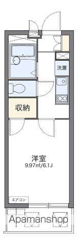 レオパレスエクセルケンFOUR(1K/2階)の間取り写真