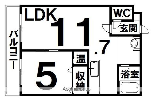 エクスプライス共栄(1LDK/3階)の間取り写真