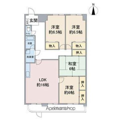 エレガンスマインⅢ(4LDK/1階)の間取り写真