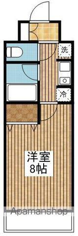 オセオ弁天(1K/8階)の間取り写真