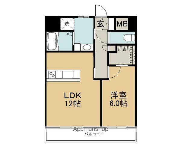 グラン フォレスト(1LDK/2階)の間取り写真