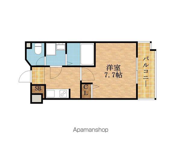 エスティメゾン京橋(1K/6階)の間取り写真