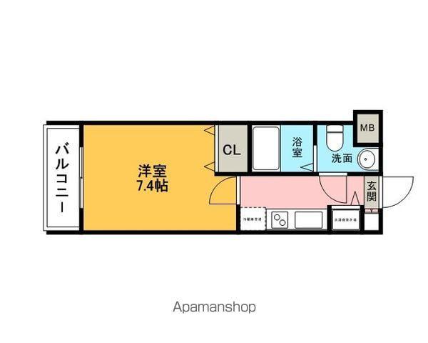 サヴォイ フェアリーパーク(1K/14階)の間取り写真