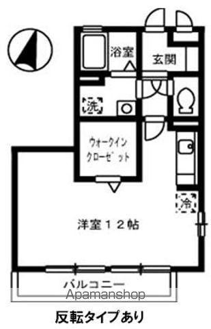 リヴィエール野上(ワンルーム/3階)の間取り写真