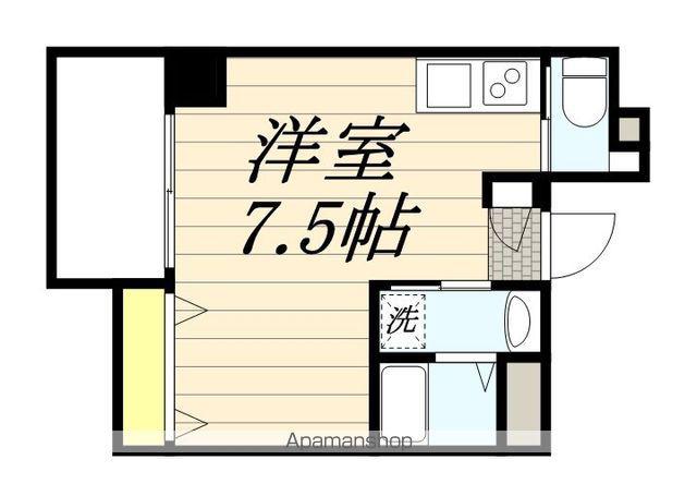 トラストビル姪浜(ワンルーム/2階)の間取り写真