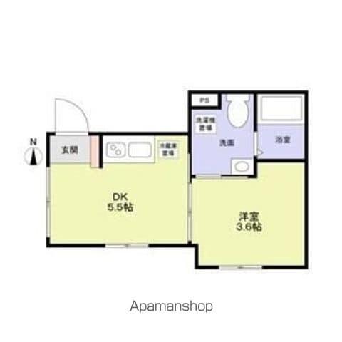 シルベリオ練馬(1DK/3階)の間取り写真