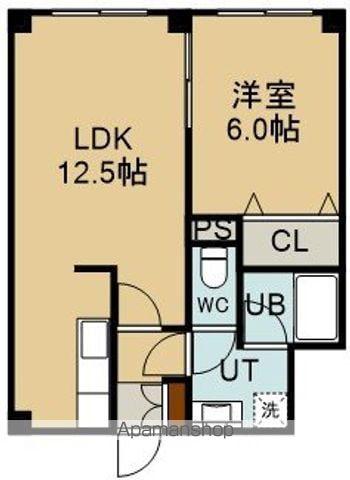 AVANT GARDEⅢ(1LDK/3階)の間取り写真