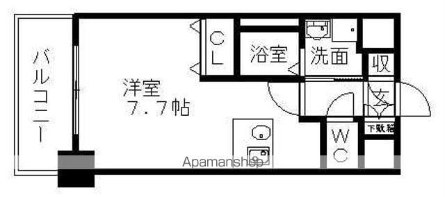 プレサンス名古屋駅前ヴェルロード(ワンルーム/9階)の間取り写真