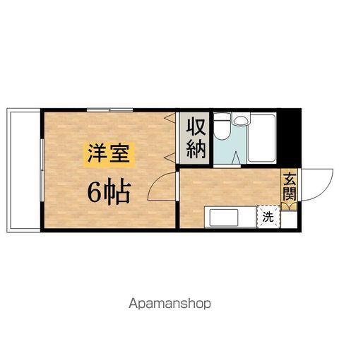 ハイムロアール(1K/3階)の間取り写真