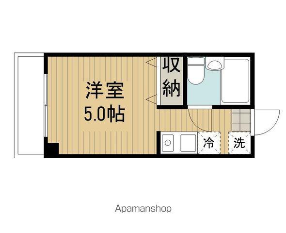 ウィステリア白鷺(1K/2階)の間取り写真