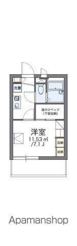 レオパレスSK(1K/3階)の間取り写真