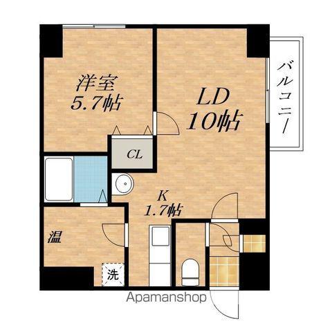 フォーレストインみなみ野2(1LDK/3階)の間取り写真
