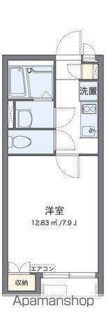 レオネクストカーサボナール(1K/2階)の間取り写真