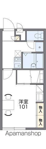 レオパレスFUKUWA(1K/1階)の間取り写真