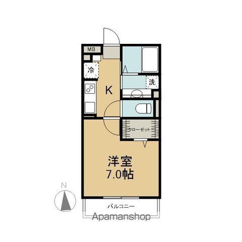 ダイワプレミア当代島Ⅰ(1K/3階)の間取り写真