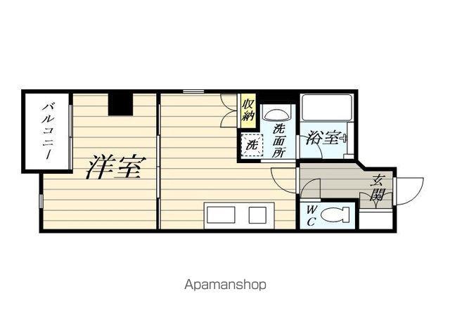 ADDY BLDG(1DK/5階)の間取り写真