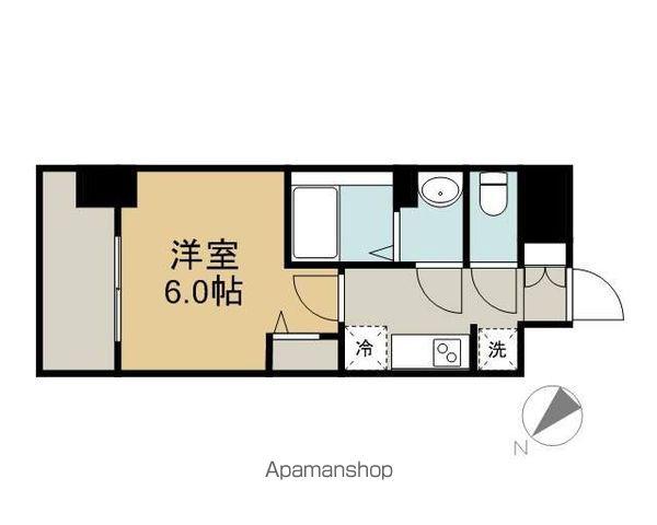 アステリ鶴舞トゥリア(1K/11階)の間取り写真