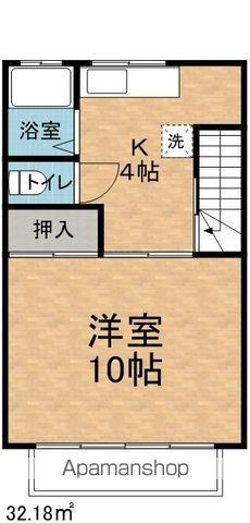 稼ぐ家姫10号(1K/2階)の間取り写真