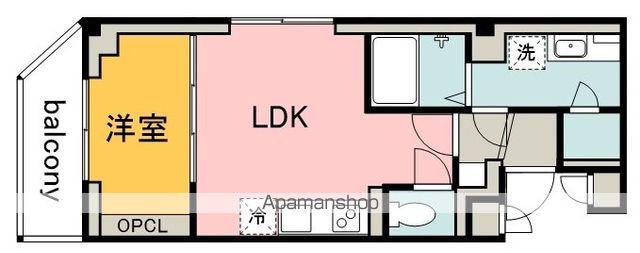 BCASA調布サウス COURT 2ND(1LDK/3階)の間取り写真