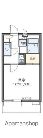 レオパレス森真(1K/1階)の間取り写真